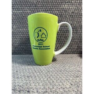 2011 Mississippi School Boards Association Lime Green Large Coffee Mug